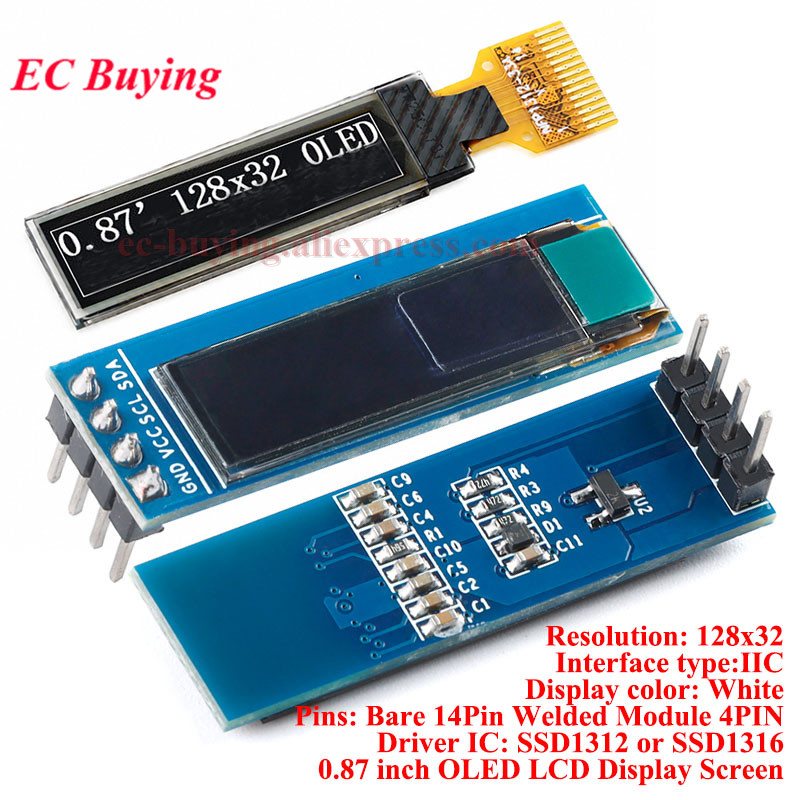 Diy Electronic Components - 5 個/1 個 0.87 インチ 0.87