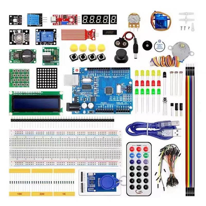 Diy Electronics Learning Kit - Y23A-RFID スターターキット Arduino UNO R3 用ステッピングモーター学習スイートアップグレードバージョン電子
