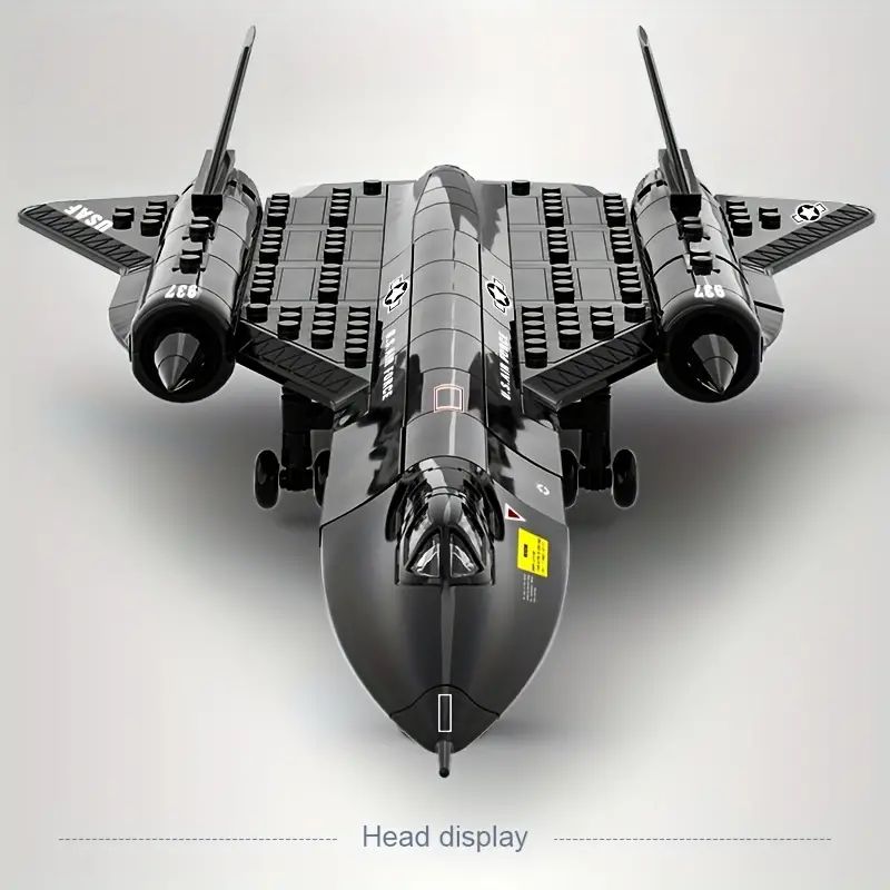 Diy Electronics For Adults - 軍事 SR-71 ブラックバード偵察航空機宇宙ビルディングブロック小粒子パズル組立玩具