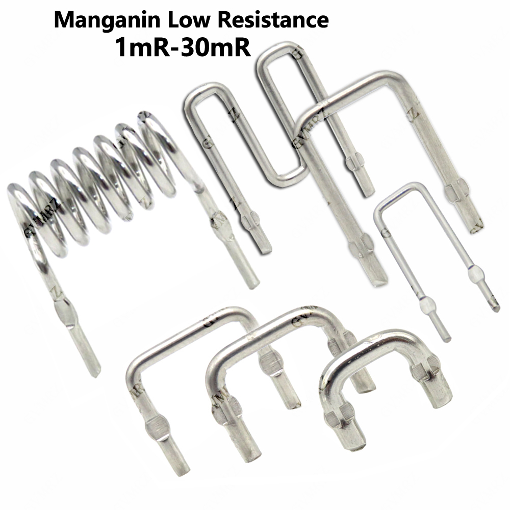 Diy Electronic Components - 1.5x10MM/15MM/20MM 1mΩ–100mΩ マンガン低抵抗抵抗器シャントタイプ 6mR 1mR 2.5mR