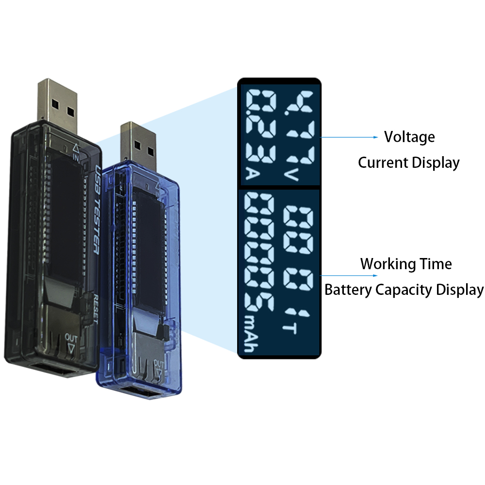 Logic Analyzer Usb - 1-10 個 KWSV20 V21 電圧計、電流容量バッテリーテスター、USB 電圧、電流、電圧充電器、容量テスター、ポータブル