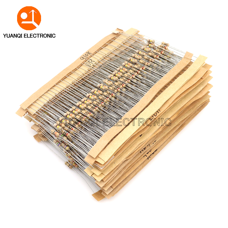 Resistor Kit 1 4W - 860 個 1/4W カーボン皮膜抵抗器キット 5% 抵抗詰め合わせセット