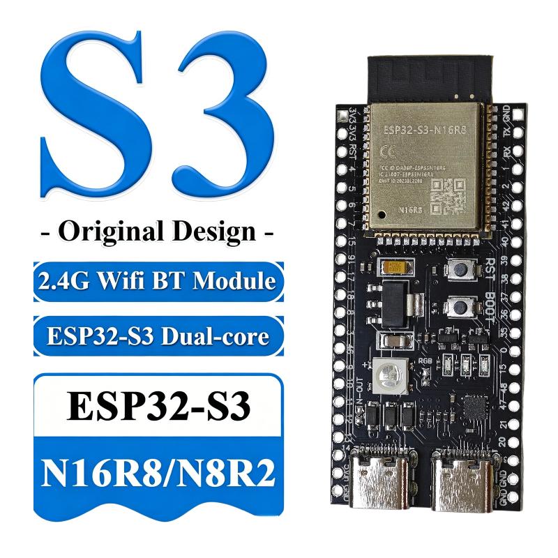 Diy Electronics Board - デュアルコア開発ボード、2.4G WiFiとBluetooth対応、DIYエレクトロニクス、IoTプロジェクト、プログラミング作業に最適