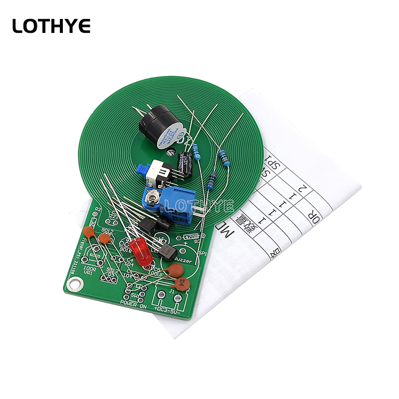 Diy Electronic Modules - 電圧変換キット,金属探知機,3〜5V,60mm非接触センサー,アセンブリキット