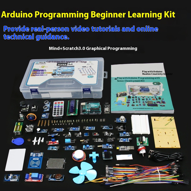 Diy Electronics Stores - IoTメーカー向けArduino UNO R3スターターキット（Scratchコーディング対応、初心者向け電子DIY）公式ストアDIYモア