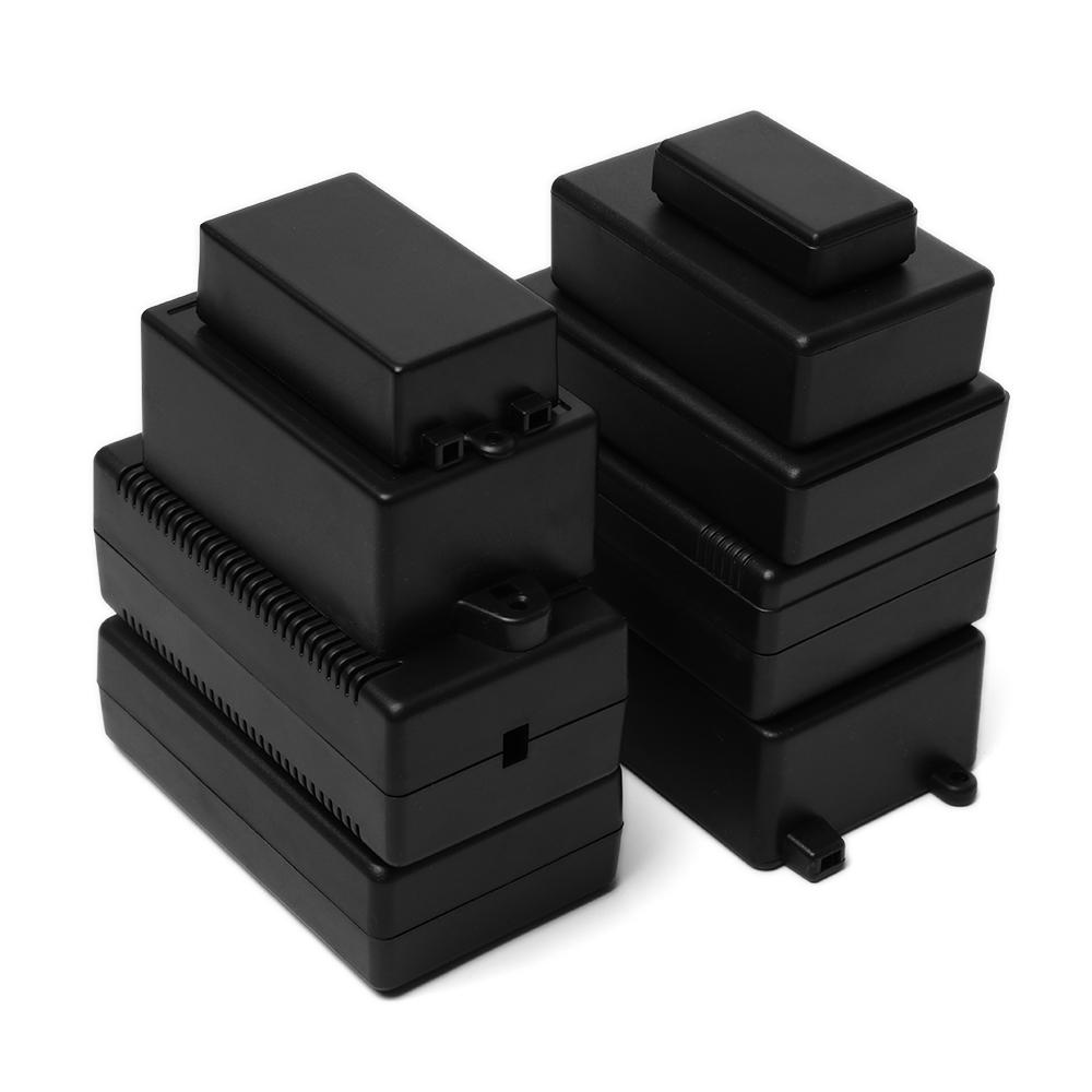 Diy Electronics Organizer - プラスチック製収納ケース,1ピース,黒,防水,日曜大工のハウジング,電子収納ボックス,化粧品