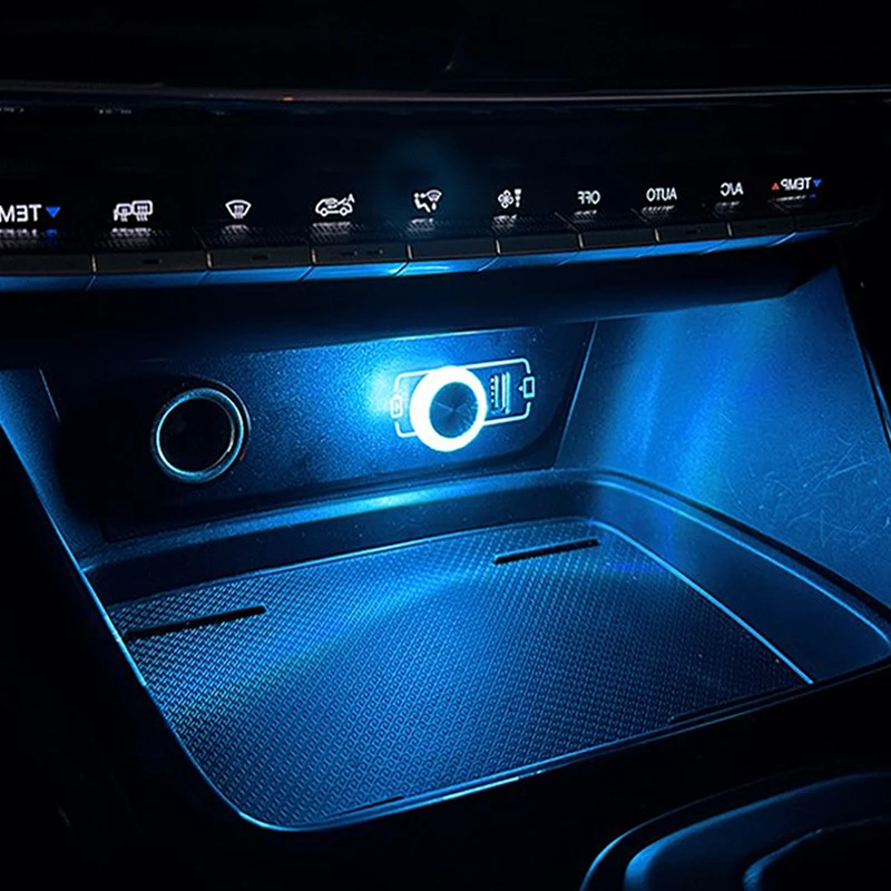 Diy Lamp Electronics - ポータブル車の USB アンビエントライトミニ LED 装飾雰囲気ランプ自動車インテリア環境ライトコンピュータライトプラグプレイ
