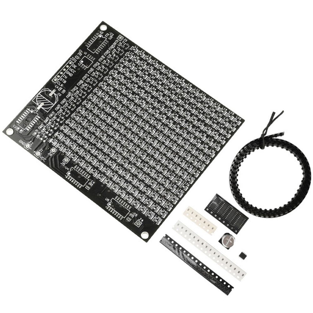 Diy Electronic Components - 64/256 LED SMD ドットマトリックス広告スクリーン溶接練習 DIY キット