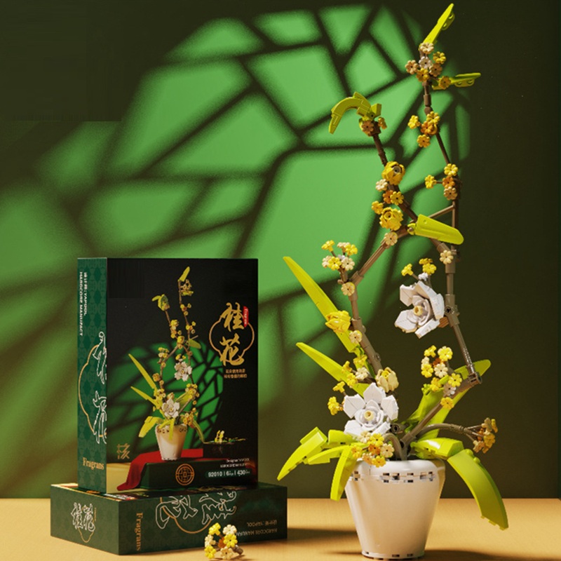 ビルディングブロック花蘭シリーズ盆栽少女構築おもちゃ花大人の - Diy Electronics For Adults のレビューと価格
