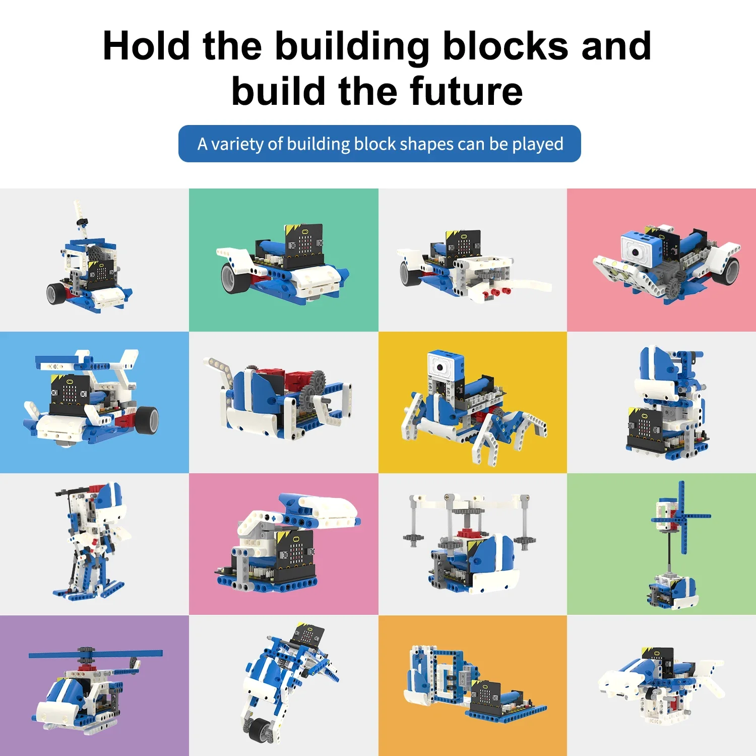 BBC Microbit V2 ビルディングブロックロボット - Diy Electronic Modules のレビューと価格