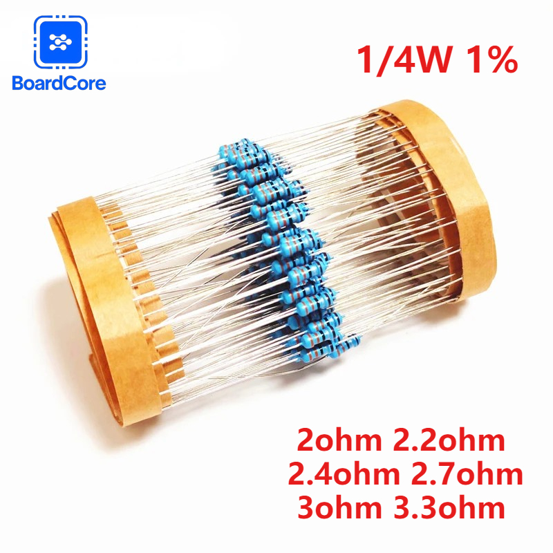 100/120 個 1/4W 1% 金属皮膜抵抗器キット 2 - Resistor Kit 1 4W のレビューと価格