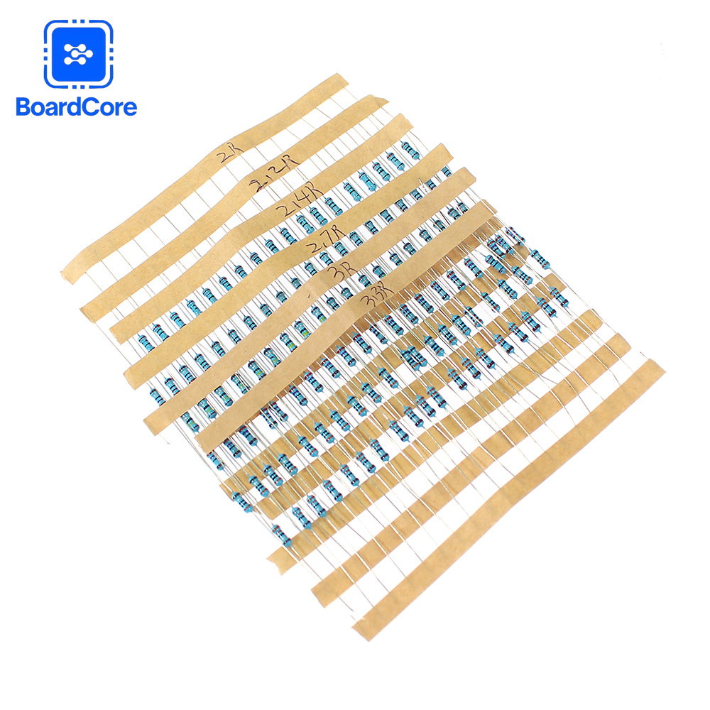 100/120 個 1/4W 1% 金属皮膜抵抗器キット 2 - Resistor Kit 1 4W のレビューと価格
