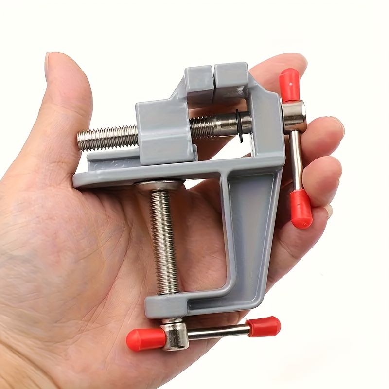 1個のアルミニウム合金ミニバイス、小型ベンチバイス、フラット - Diy Electronics Bench のレビューと価格