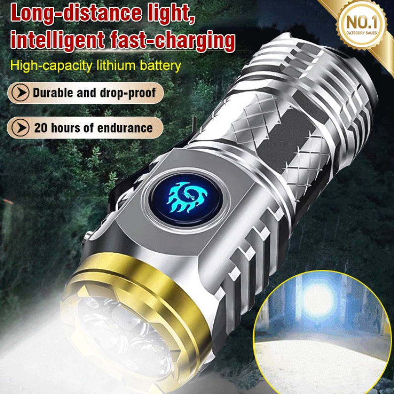 ポータブルミニ LED 懐中電灯強力な 3 * ウィック小型 - Diy Lamp Electronics のレビューと価格