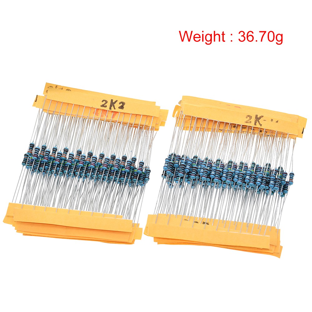 TZT 1パック 300個 10-1Mオーム 1/4W抵抗  - Resistor Kit 1 4W のレビューと価格