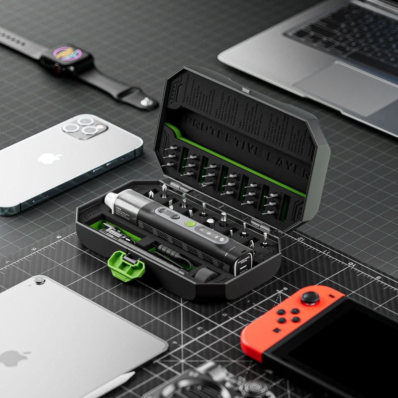 JM-8196 35-in-1充電式電動ドライバーセット（ス - Diy Electronics Repair のレビューと価格