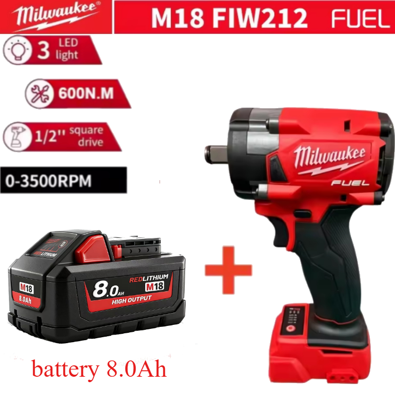 ミルウォーキー FIW212 M18 FUEL 1/2インチ - Milwaukee Drill M18 Fuel のレビューと価格