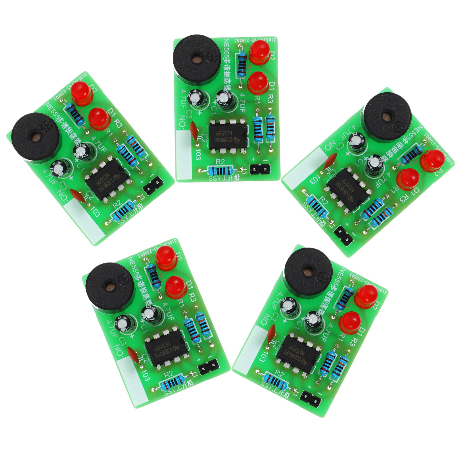 5セットはんだ付けトレーニングキット溶接練習ボード回路基板点 - Diy Electronics Learning Kit のレビューと価格