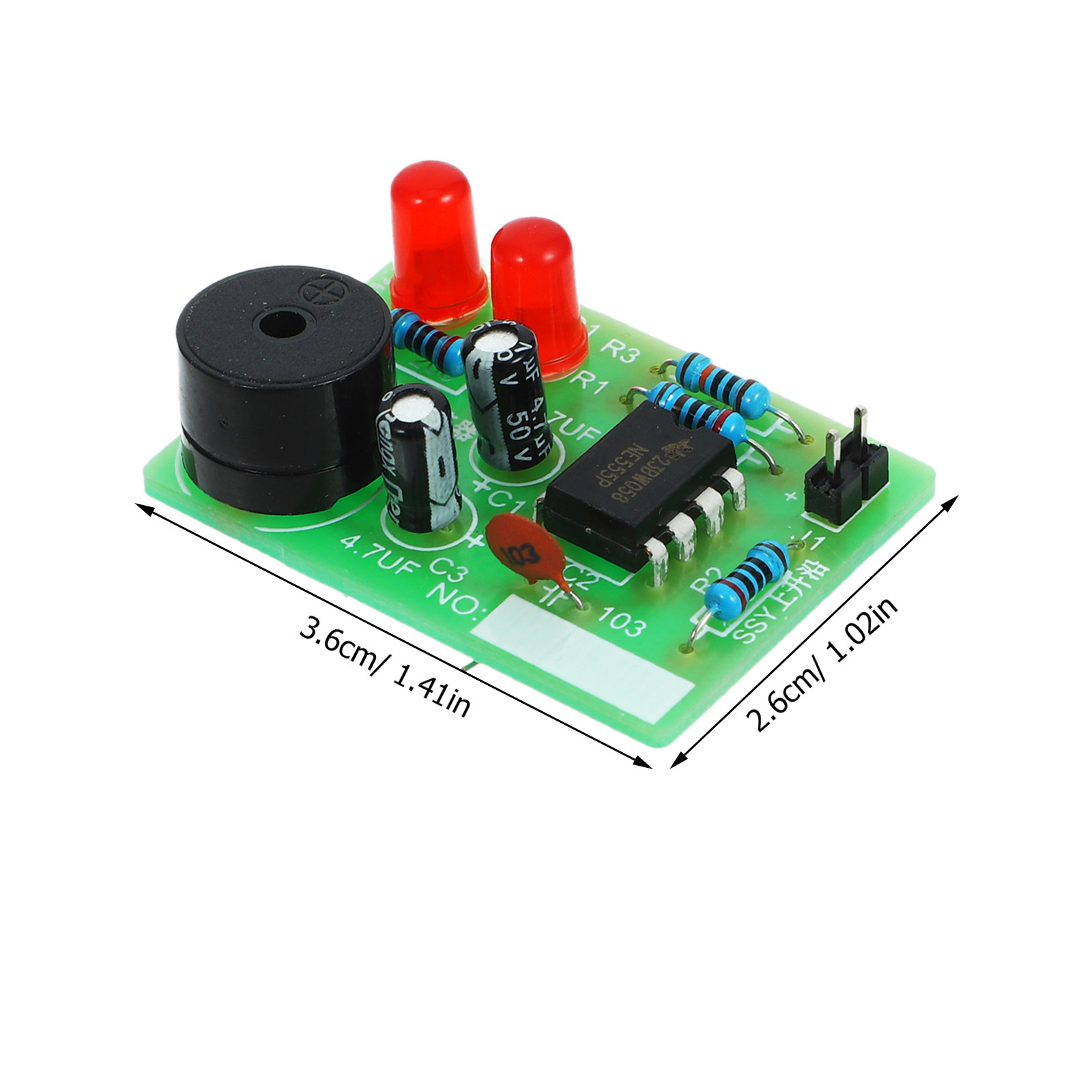 5セットはんだ付けトレーニングキット溶接練習ボード回路基板点 - Diy Electronics Learning Kit のレビューと価格