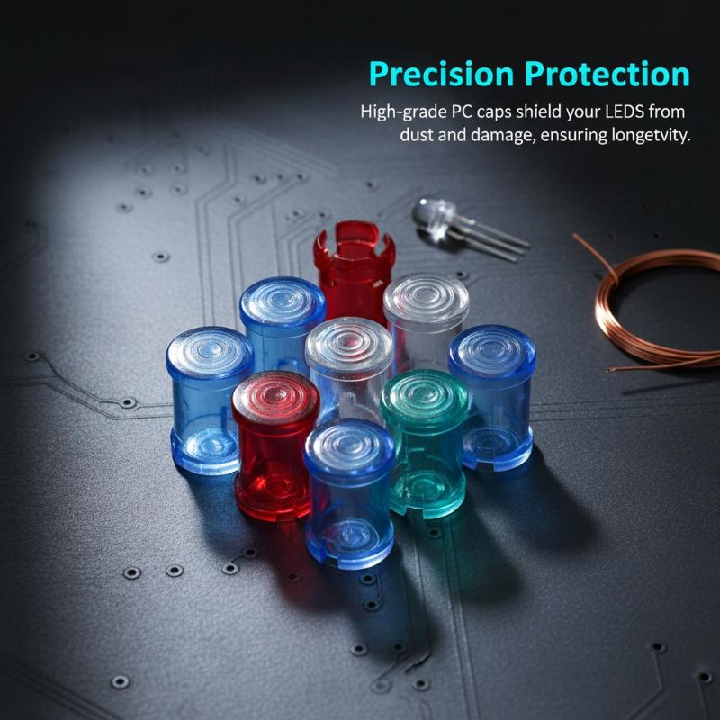 20 個 LED ランプシェード 3 ミリメートル 5 ミリ - Diy Electronics For Sale のレビューと価格