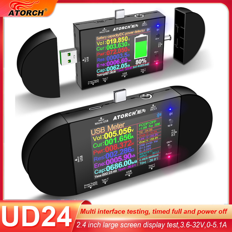 UD24 2.4インチUSBテスター DC5.5 Type- - Logic Analyzer Usb のレビューと価格