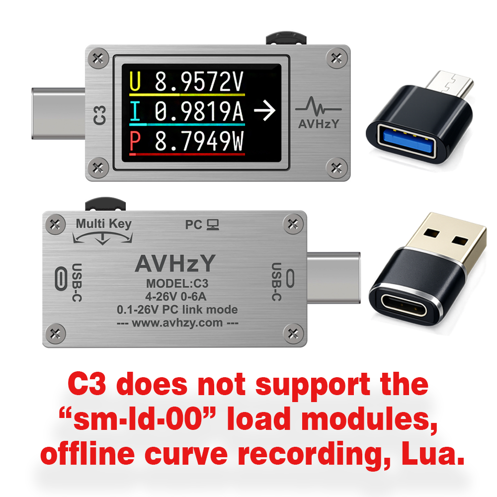 AVHzY USB 3.1 パワーメーターデジタルマルチメー - Logic Analyzer Usb のレビューと価格
