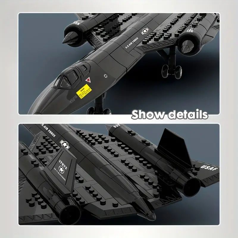 軍事 SR-71 ブラックバード偵察航空機宇宙ビルディングブ - Diy Electronics For Adults のレビューと価格