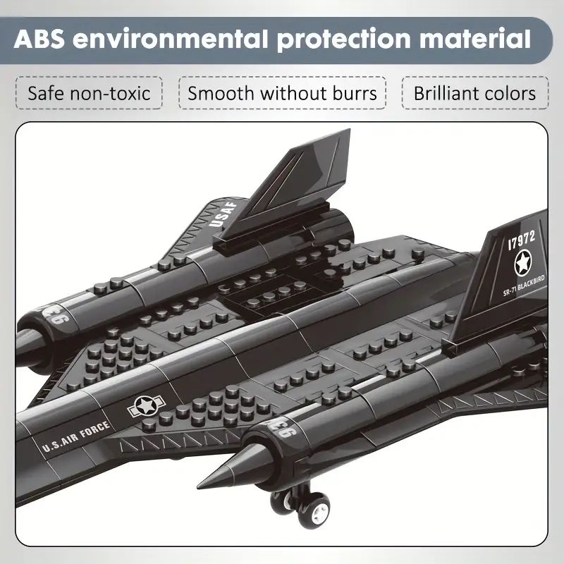 軍事 SR-71 ブラックバード偵察航空機宇宙ビルディングブ - Diy Electronics For Adults のレビューと価格