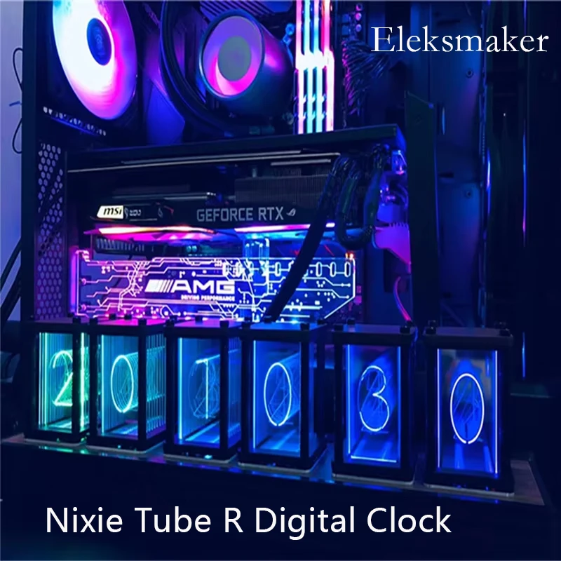 EleksMaker ニキシー管 R 6 ビットデジタル時計 - R/Diy Electronics のレビューと価格