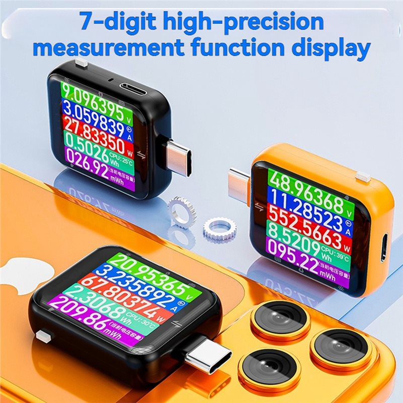 T3 USB-C テスター デジタル電圧電流テスター パワー - Logic Analyzer Usb のレビューと価格