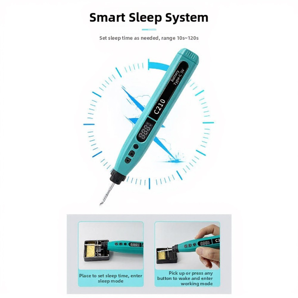 スマートデジタルUSBはんだごてセットポータブルワイヤレスデ - Diy Electronics Organizer のレビューと価格