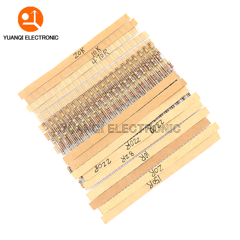 860 個 1/4W カーボン皮膜抵抗器キット 5% 抵抗詰 - Resistor Kit 1 4W のレビューと価格
