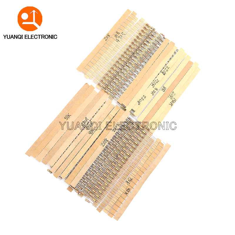 860 個 1/4W カーボン皮膜抵抗器キット 5% 抵抗詰 - Resistor Kit 1 4W のレビューと価格