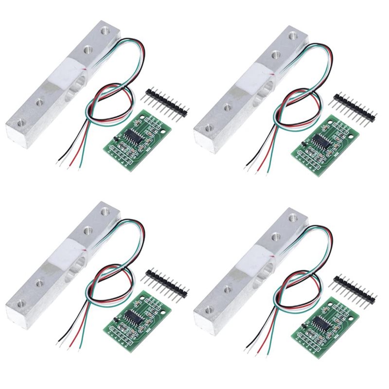 【広報】4セットデジタルロードセル重量センサーHX711 A - Diy Electronics Load Cell のレビューと価格