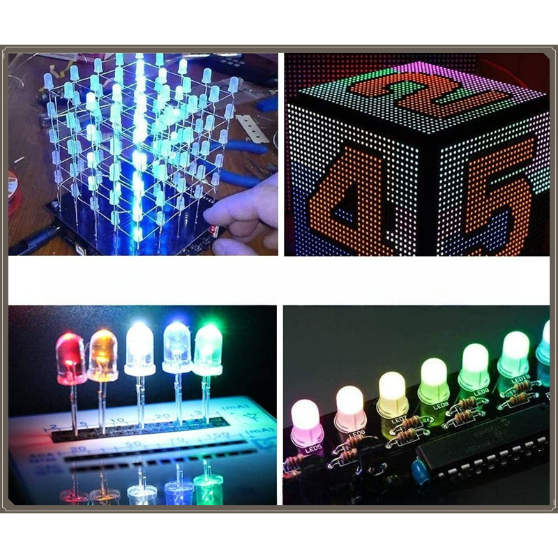 400個の3mmデュアルピンLEDダイオード |   カラフ - R/Diy Electronics のレビューと価格