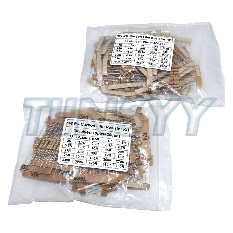 300 個の抵抗キット 1W 5% カーボンフィルム抵抗 3 - Diy Electronics Components Kit のレビューと価格