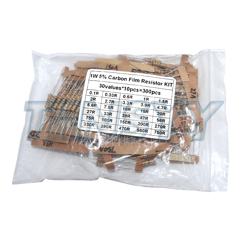 300 個の抵抗キット 1W 5% カーボンフィルム抵抗 3 - Diy Electronics Components Kit のレビューと価格