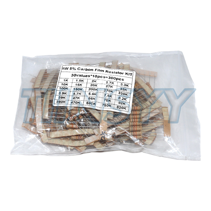 300 個の抵抗キット 1W 5% カーボンフィルム抵抗 3 - Diy Electronics Components Kit のレビューと価格