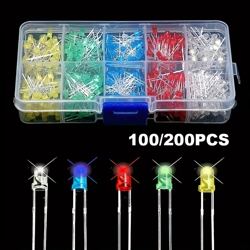 100/200 個 3 ミリメートル 5 ミリメートルマルチ - R/Diy Electronics のレビューと価格