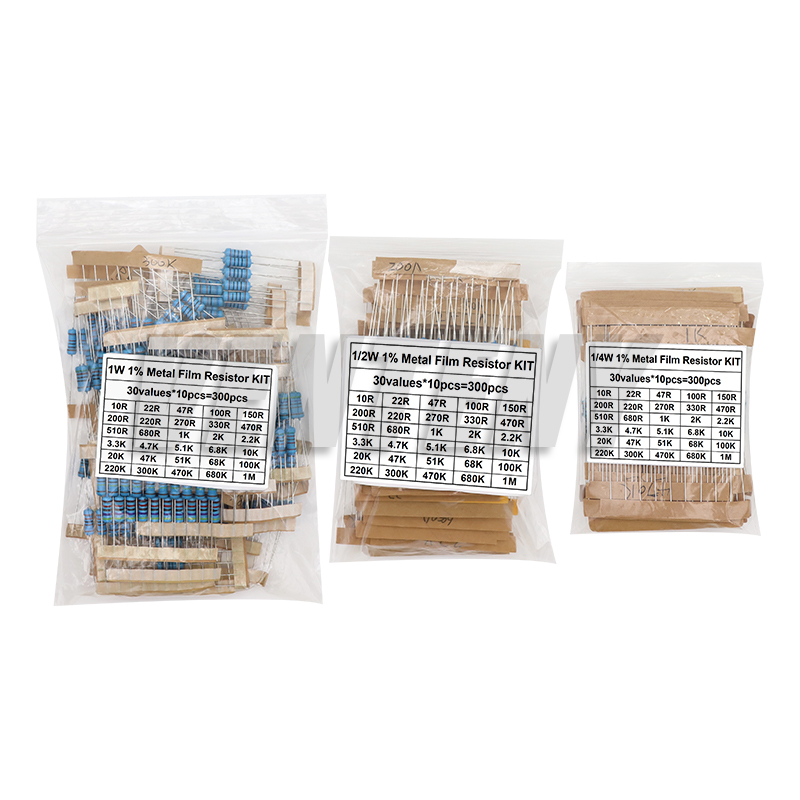 金属フィルム抵抗器セット,各種キット,1% メタル,10 O - Resistor Kit 1 4W のレビューと価格
