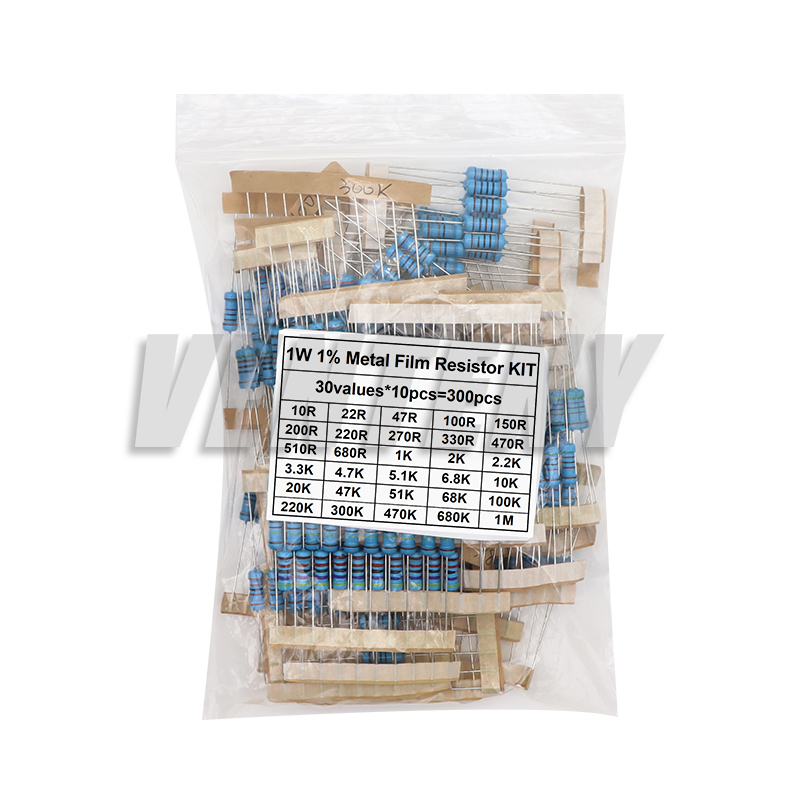 金属フィルム抵抗器セット,各種キット,1% メタル,10 O - Resistor Kit 1 4W のレビューと価格