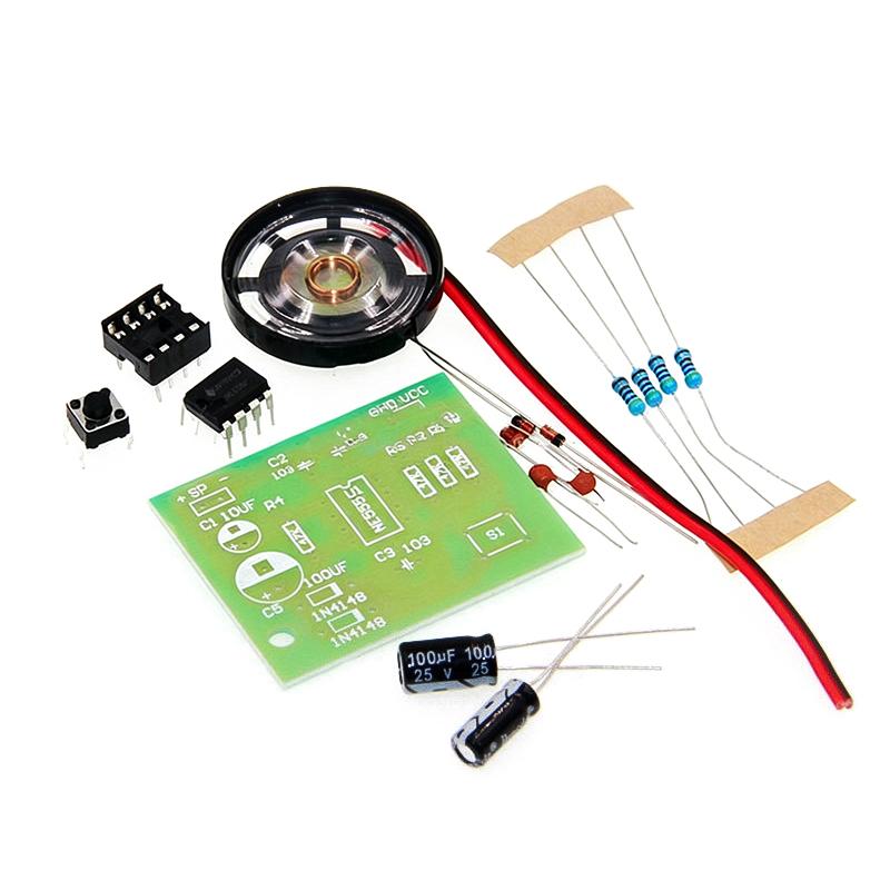 プロ仕様のNE555ドアベルDIYキット - デュアルトーン - Diy Electronic Components のレビューと価格
