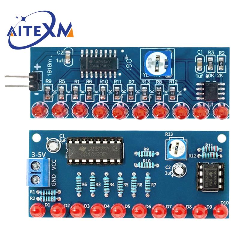 スマートエレクトロニクスキット Ne555 + CD4017 - Diy Electronics Learning Kit のレビューと価格