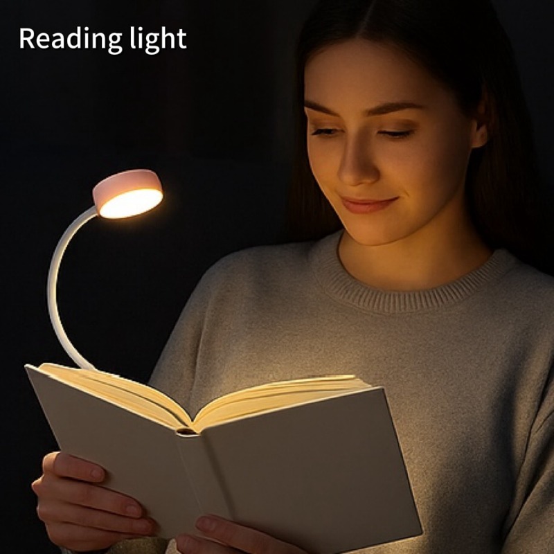 LED クリップオンブックライトポータブル読書灯電池式 3  - Diy Lamp Electronics のレビューと価格
