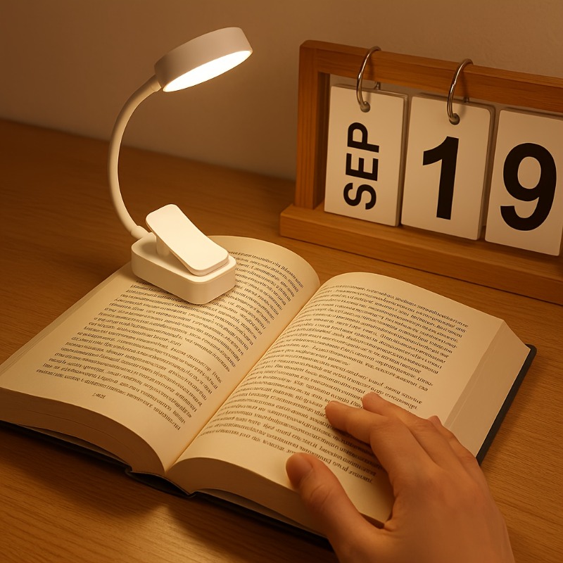 LED クリップオンブックライトポータブル読書灯電池式 3  - Diy Lamp Electronics のレビューと価格