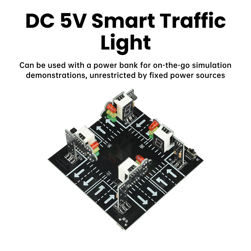 サウンド付き信号機シミュレーターキット 点滅ライト DIY  - Diy Electronics Projects For Adults のレビューと価格