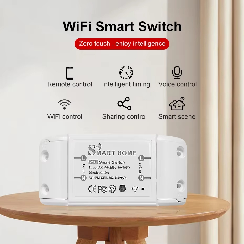 WiFiスイッチDIYミニスマートホームスイッチリレーモジュ - Diy Electronic Modules のレビューと価格