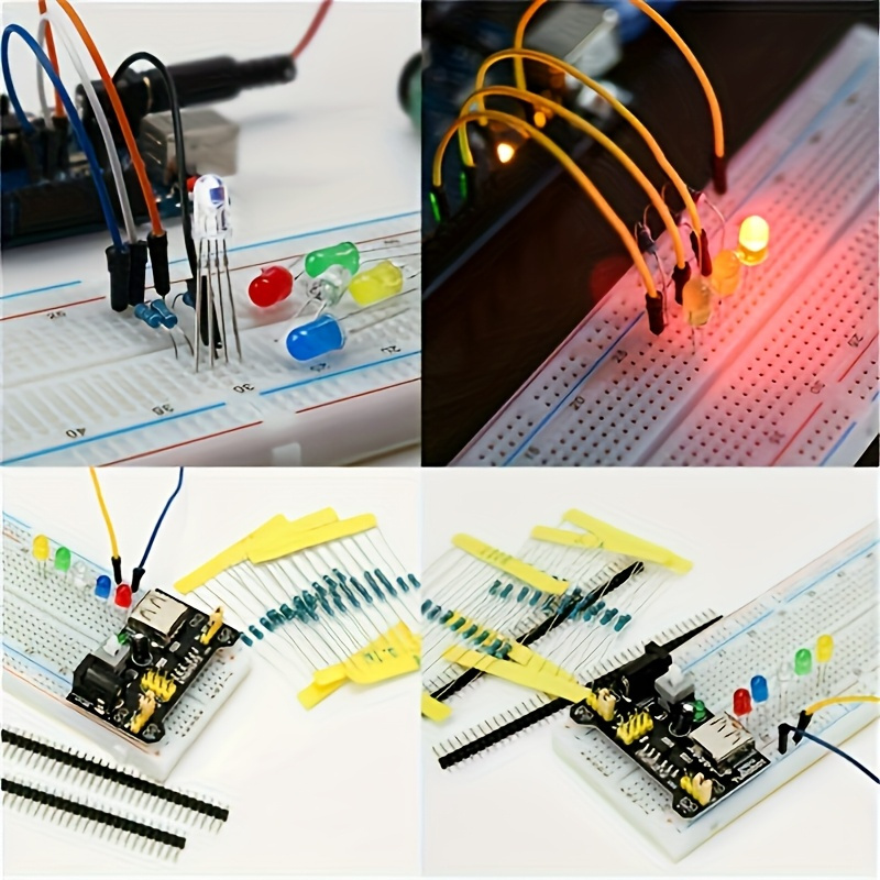 電子部品 電解コンデンサ 抵抗器 LED 830穴ブレッドボ - R/Diy Electronics のレビューと価格