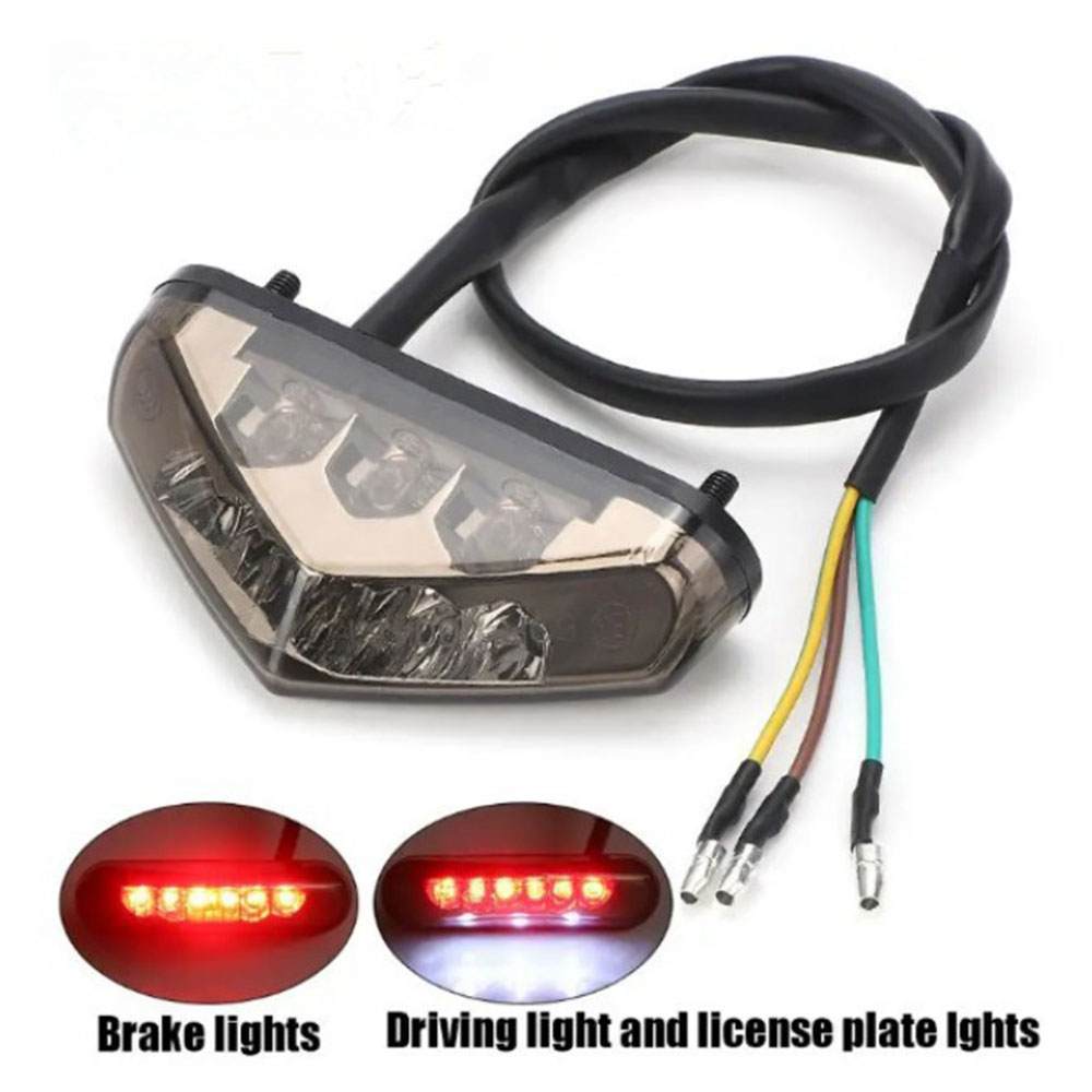 ミニバイク用LEDテールライセンスライト12Vリアブレーキラ - Diy Lamp Electronics のレビューと価格