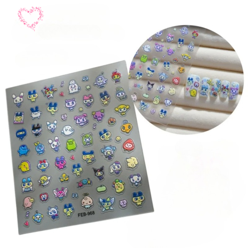 新しい電子ペット ママチ クチパチ 3D レリーフネイルステ - Diy Electronic Components のレビューと価格